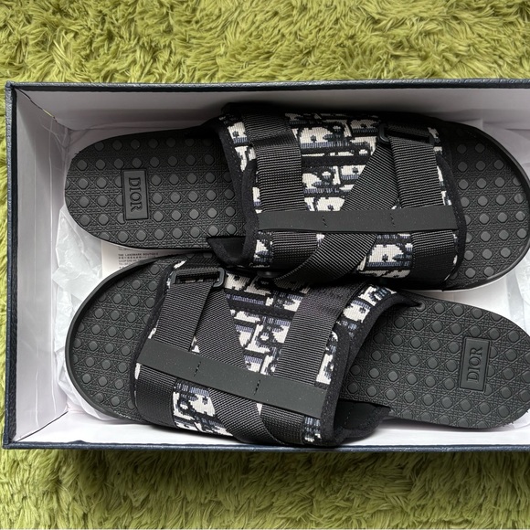Dior Monogram Black and White Men\'s Sandals main image 2